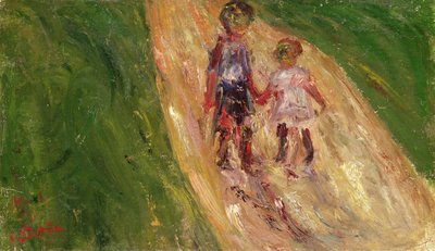 Dos Niños en un Camino de Chaim Soutine